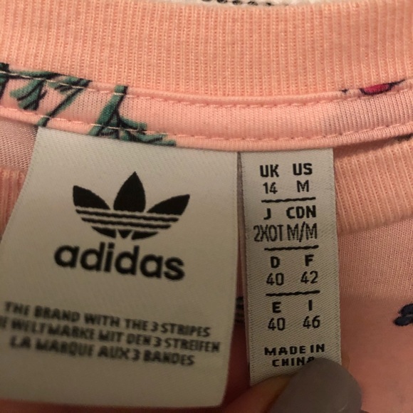 Adidas Floral Top - Picture 4 of 6
